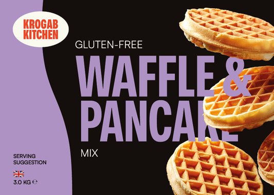 Krogab Malted Gluten free waffle mix - 12kg Box